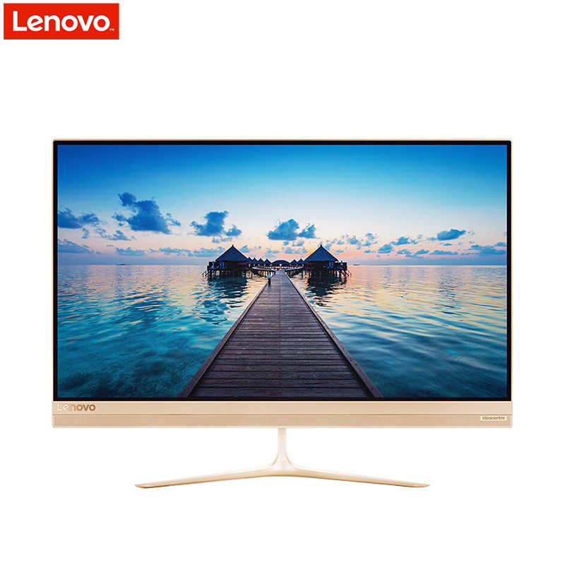 联想(lenovo)AIO 520S-23 23英寸一体机电脑(I3-6006U 4GB 256GB固态 2G独显 无光驱 W10 金色)