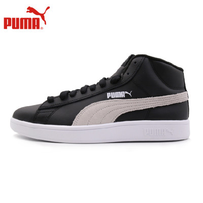 彪马(Puma)女士皮质高帮系带运动休闲板鞋36692402