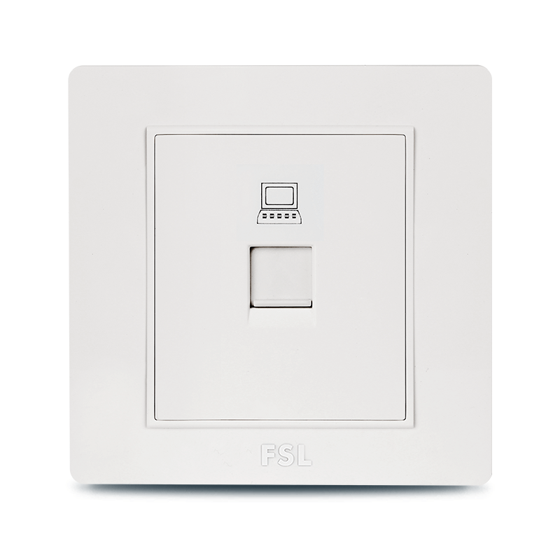 FSL 电视电脑插座(白色) F22-DS-DN (单位:个)
