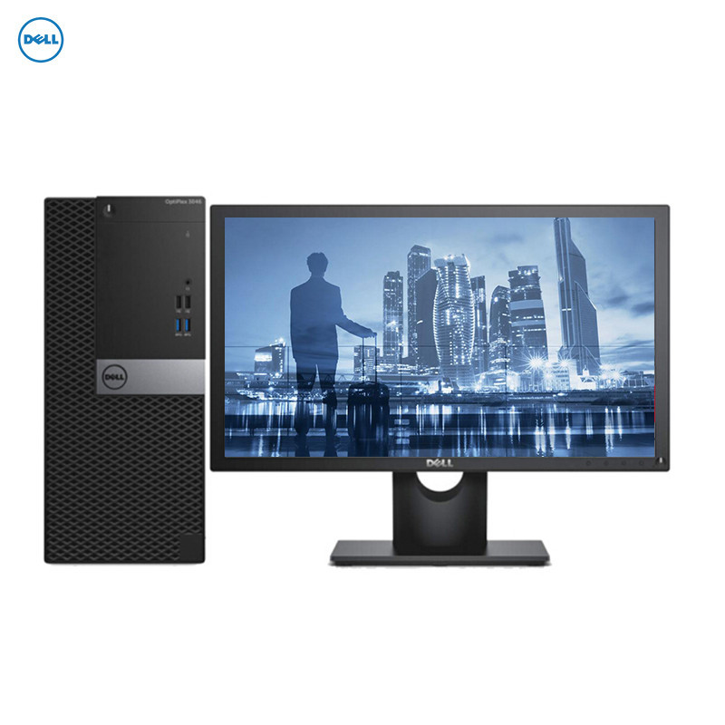 戴尔(DELL)商用Optiplex3046MT台式电脑 23英寸显示器(i5-7500 4G 1T 刻录 W7H)