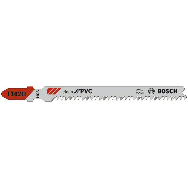 博世 Bosch T102H(5支装) 博世曲线锯条T102H(5支装) PVC塑料