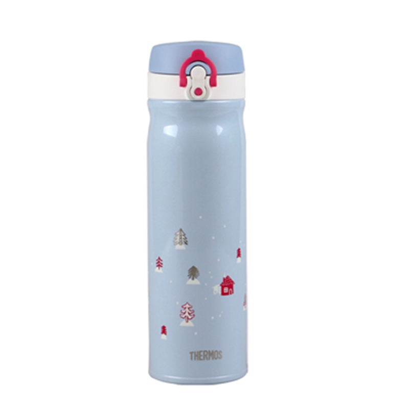 THERMOS膳魔师蓝色雾森系列不锈钢500ml 保温杯TCMB-550 BL (BF)