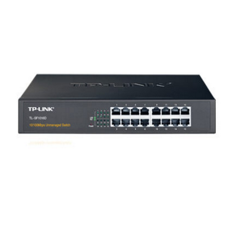 [精选]TP-LINK 16口网络交换机16口百兆非网管交换机 TL-SF1016D