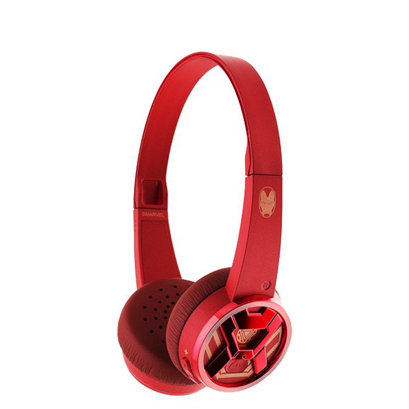 漫步者Edifier W580BT漫威定制无线蓝牙4.0音乐手机运动语音通话耳机头戴式通用 钢铁侠版红