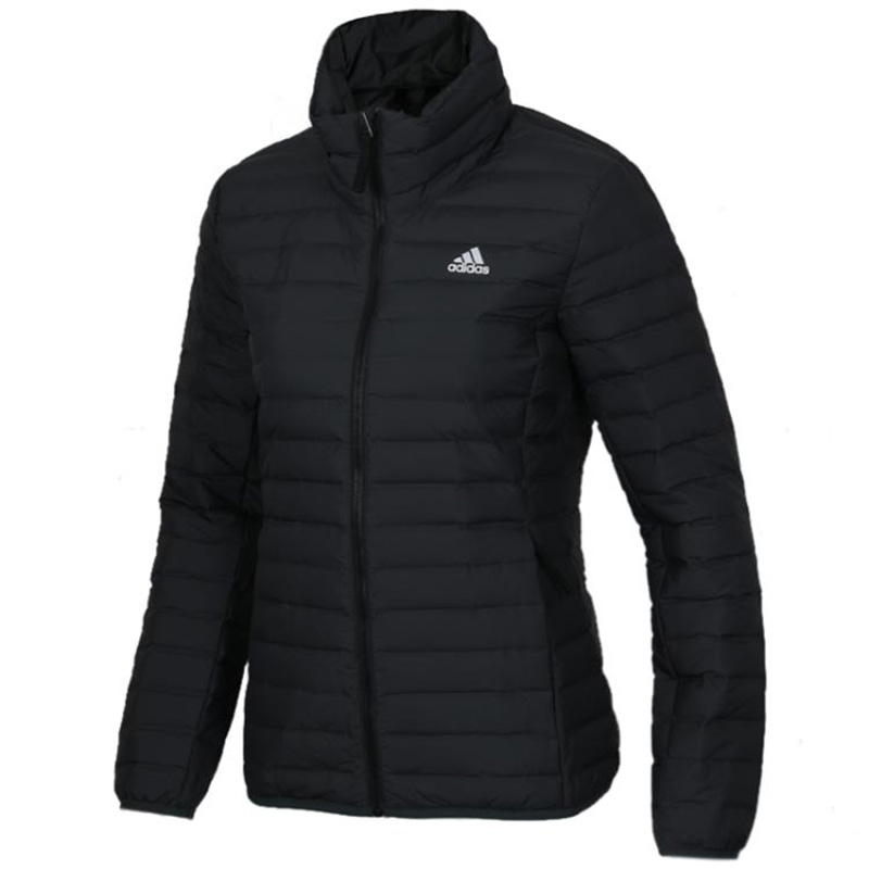 阿迪达斯(adidas)秋冬新款女子运动外套立领防风保暖羽绒服CY8729