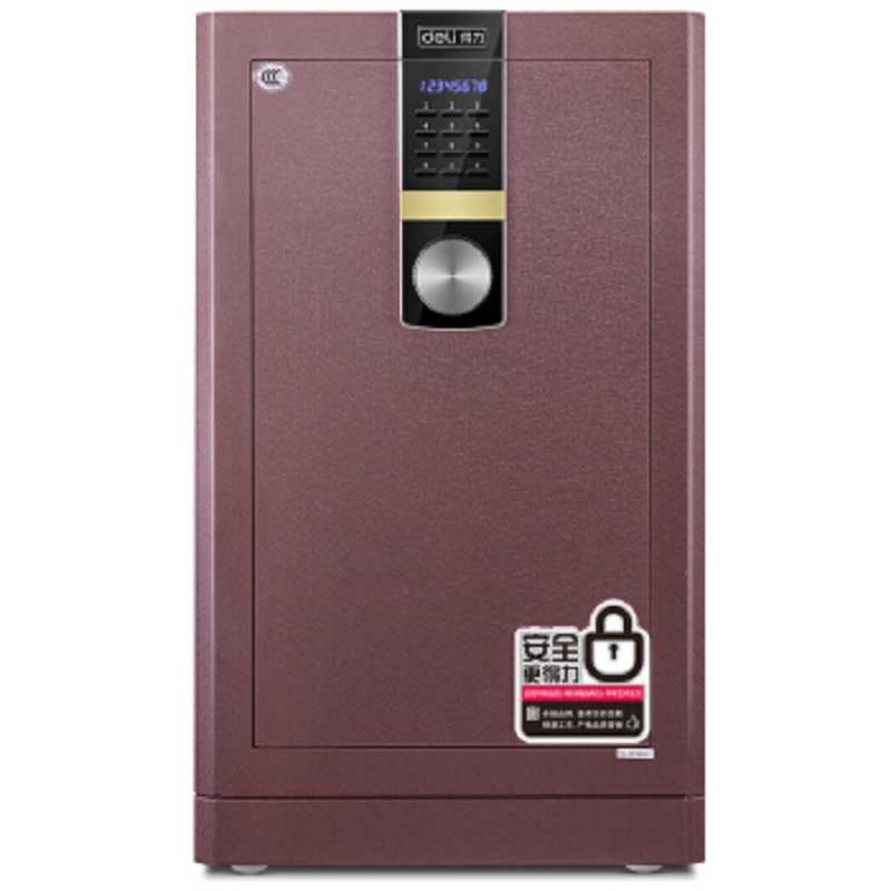 得力（deli） 33144 电子密码保险箱 3C认证 家用防盗保险柜办公 (高82cm)
