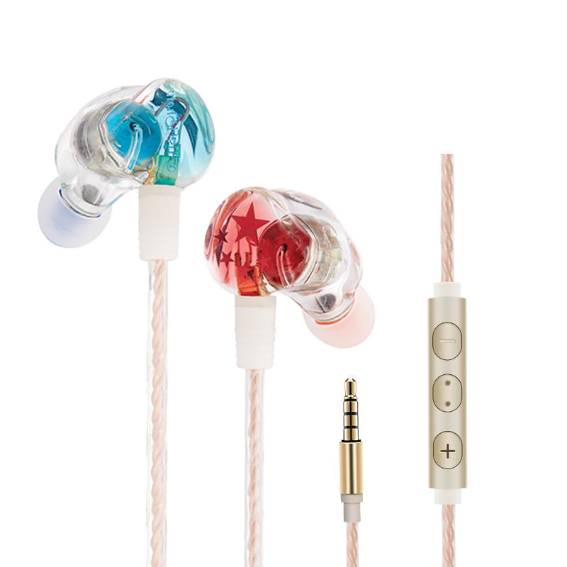 HiFiShow单动圈高保真入耳式有线耳机HF02M