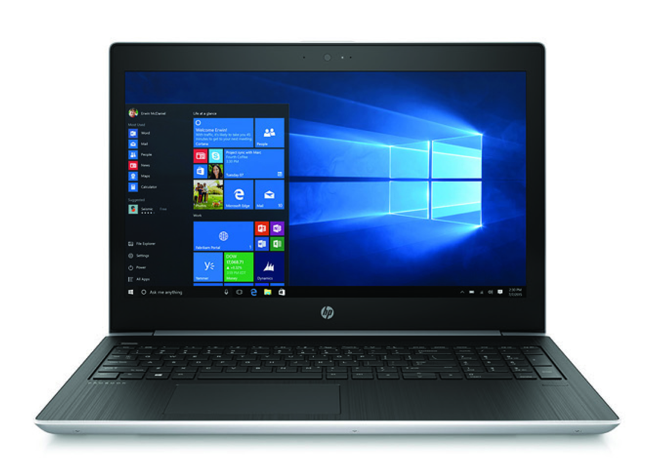 惠普(HP)Probook 440 G5 14英寸笔记本电脑(i5-8250U/4G/256G/2G/无光驱/银)