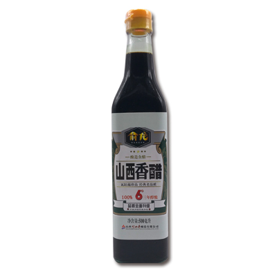 俞龙香醋(方瓶) 100%6度三年陈酿 酿造食醋 品质佳酿 酸爽过瘾