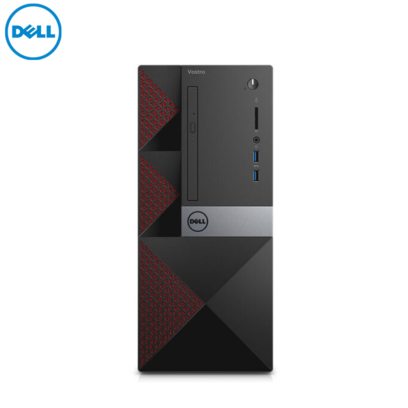 戴尔(DELL) 台式电脑主机 Vostro 3670-R13N8S(i3-8100 4G内存 1T硬盘三年 )