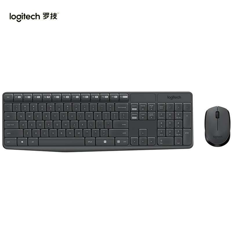 罗技(Logitech)MK235 无线键鼠套装 无线鼠标无线键盘套装