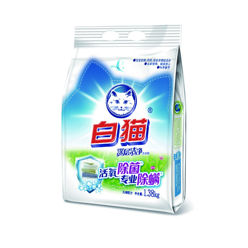 LTSM 白猫深层洁净洗衣粉1380g/袋 单位:袋