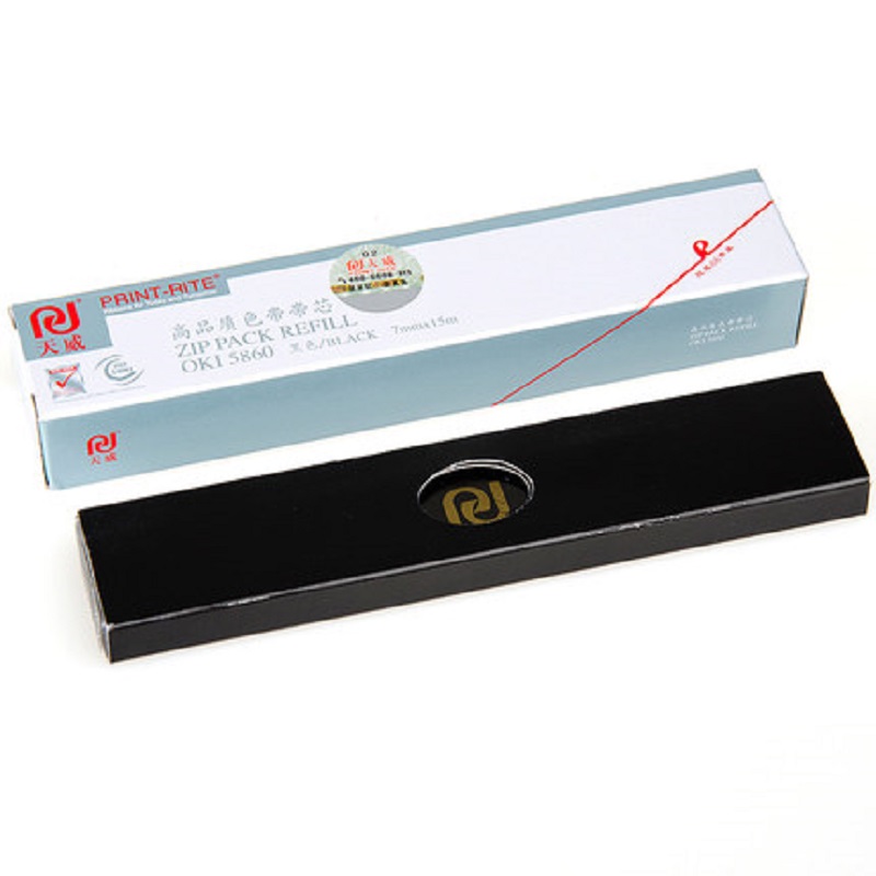 [精选]天威 色带芯适用于OKI-5860/5660/5860sp-15m,7mm-黑左扭芯(10支装) 黑色