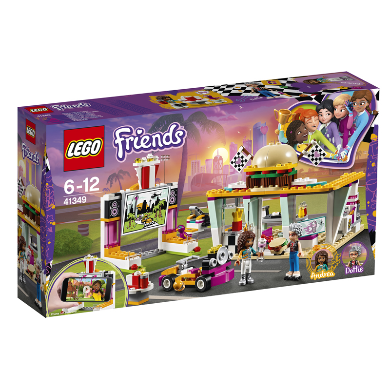 LEGO乐高 Friends好朋友系列 赛车场快餐厅41349 积木玩具