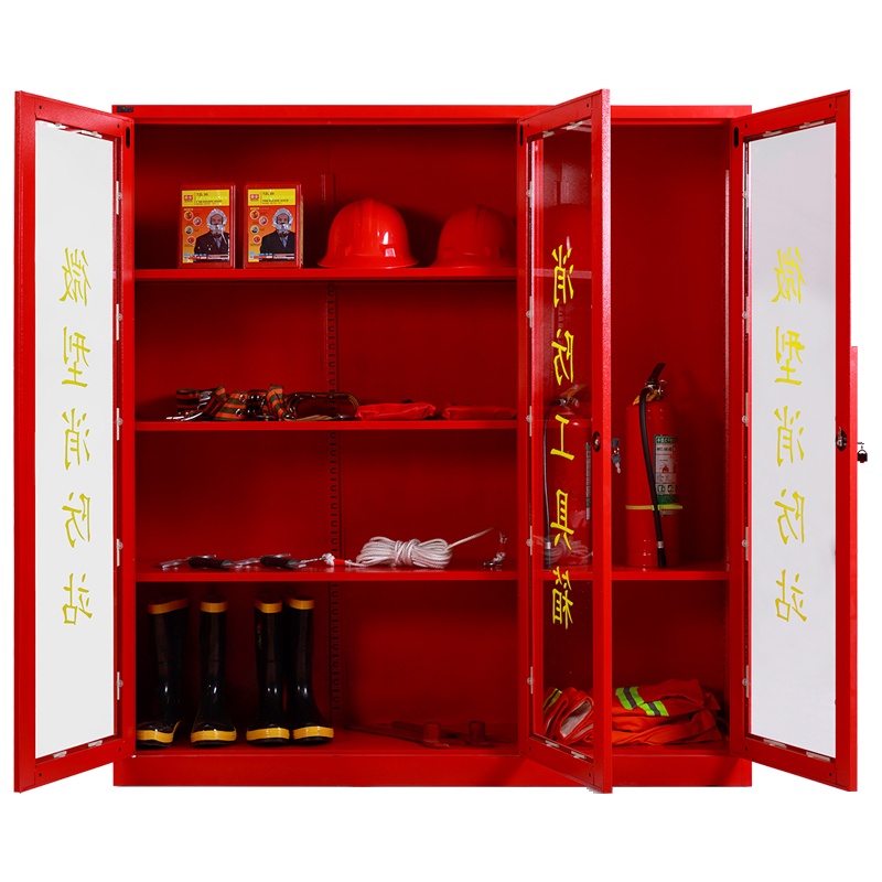 微型消防站消防器材全套套装消防柜箱灭火箱栓应急工具放置展示柜