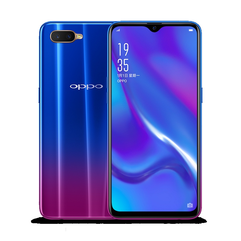 [优惠150元 免3期分期 ]OPPO K1 千元屏幕指纹手机 4+64G 梵星蓝 拍照智能 光感屏幕指纹全网通4G 双卡双待手机