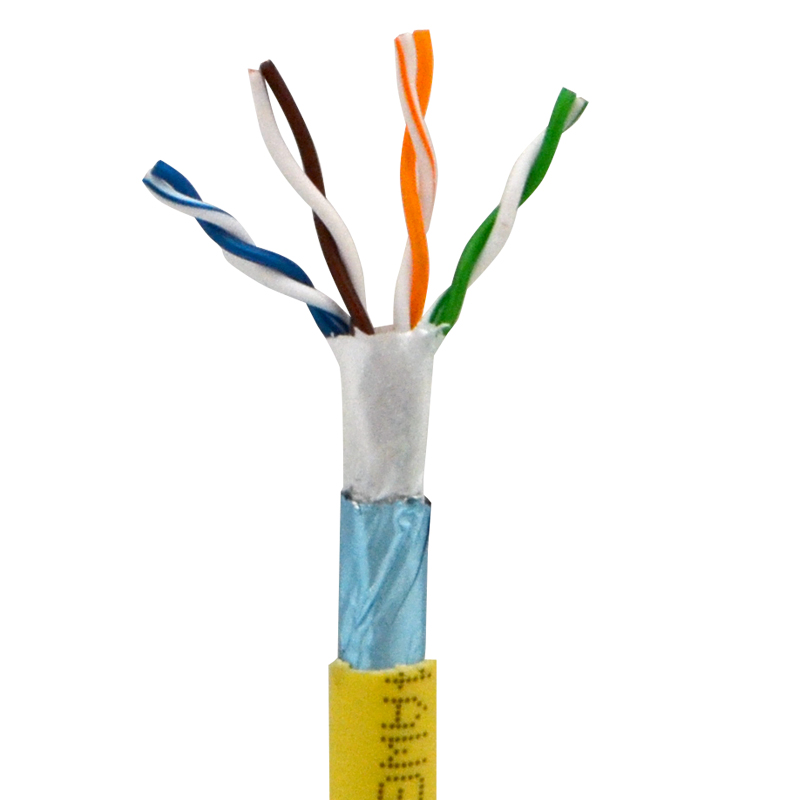 酷比客(L-CUBIC) 305M 超五类单层屏蔽成箱网线 黄色 LCLN5ESYW-305M (单位:箱)