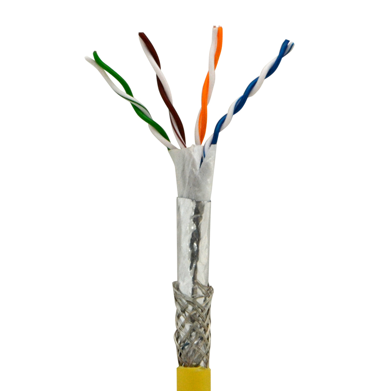 酷比客(L-CUBIC) 305M 超五类双层屏蔽成箱网线 黄色 LCLN5ESSYW-305M (单位:箱)