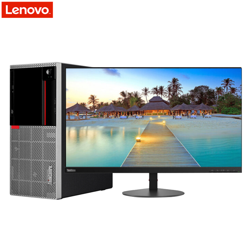联想ThinkCentre E95 台式电脑 27英寸屏(I5-7400 4GB 500GB 集显 无光驱 W10)