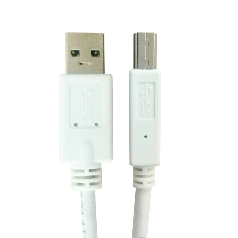 酷比客(L-CUBIC) USB-AM-BM 白色 USB3.0打印线LCCPUSB3AMBMWH-0.5M (单位:根
