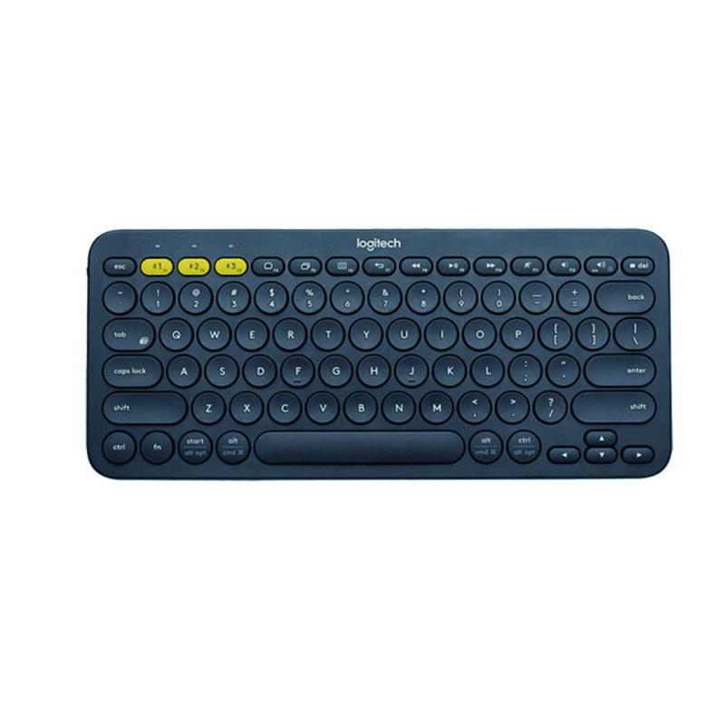 LTSM 罗技 K380多设备蓝牙键盘 平板IPAD键盘 时尚便携 超薄巧克力按键 蓝牙鼠标伴侣 深灰色