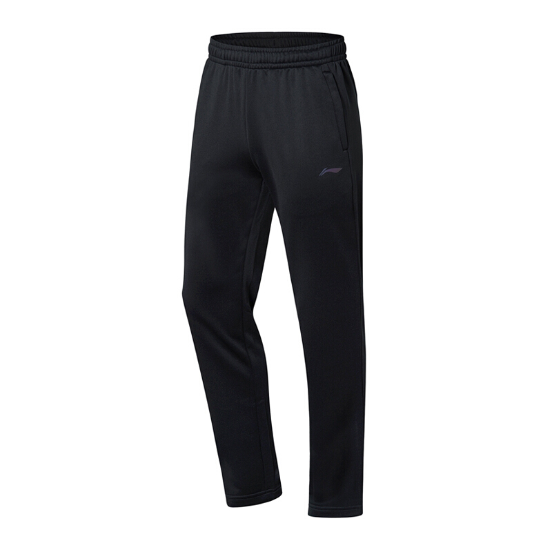 李宁(LI-NING)男子运动休闲长裤弹力直筒卫裤羽毛球服柔软舒适