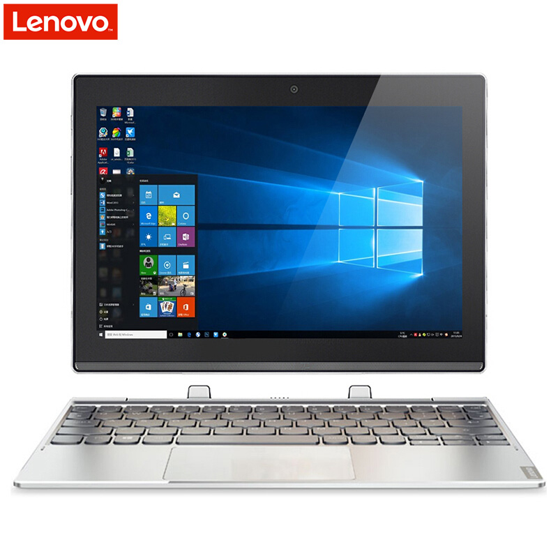 联想(Lenovo)MIIX320 10.1英寸 办公便携轻薄触控笔记本二合一平板电脑 X5-Z8350 4GB 64GB W10 标清版 银色