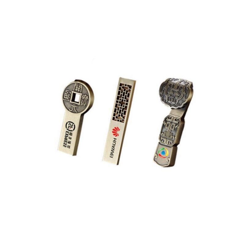 U盘定制 古典中国风 金属青铜复古窗花如意U盘8G（单位：1个）