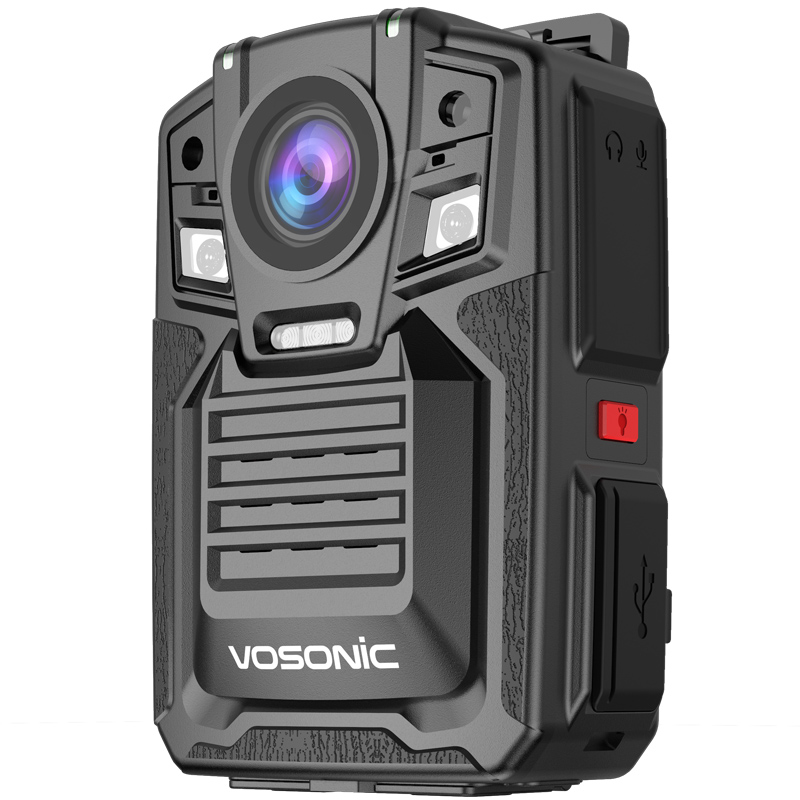 群华（VOSONIC）D7专业级执法记录仪高清红外夜视便携式 随身现场摄像内置128G外接摄像头含遥控