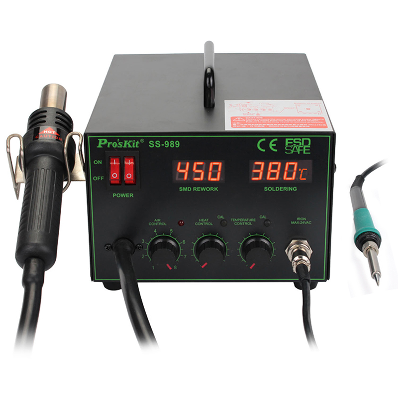 宝工(Pro'sKit)SS-989H 2合1SMD吹焊台 (AC220V 700W)