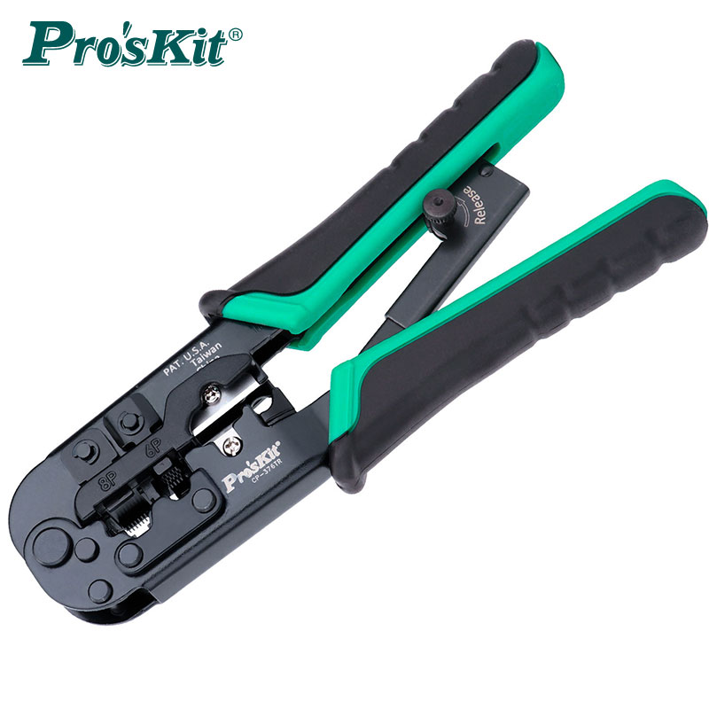 宝工(Pro'sKit)CP-376TR 4P/6P/8P网络棘轮压接钳