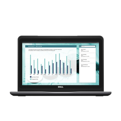 戴尔(DELL)Latitude 3380 13.3英寸办公商务笔记本电脑(Intel i5-7200 4G 1T 集显 1年上门)