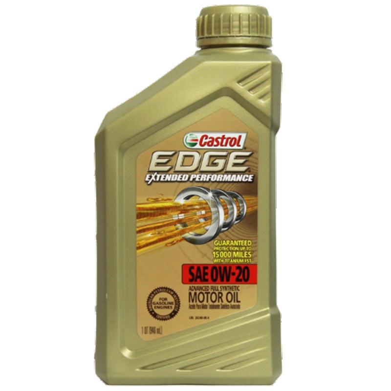 [极护全合成]Castrol嘉实多 美国进口 极护EDGE EP 0W-20 SN级 全合成机油 1QT/0.946ml