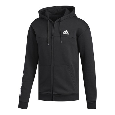 阿迪达斯(adidas)男士运动休闲夹克连帽针织外套DM7564