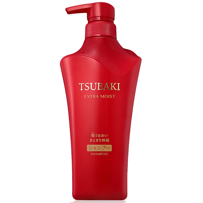 资生堂(Shiseido)旗下 TSUBAKI 丝蓓绮 滢艳润养洗发水 345ml(红色替换装)所有发质 所有人群