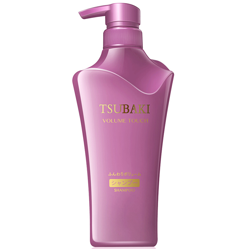 资生堂(Shiseido)旗下 TSUBAKI 丝蓓绮 滢艳焕活洗发水 500ml(紫色)所有发质 所有人群