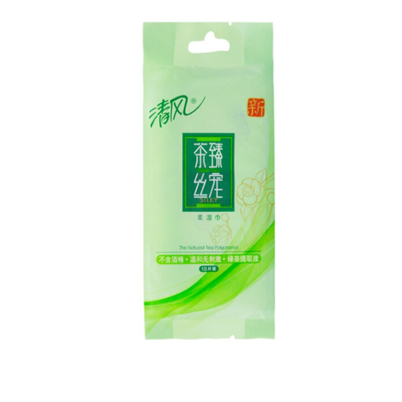 LTSM 清风(APP)湿纸巾 茶臻丝宠 10片独立装