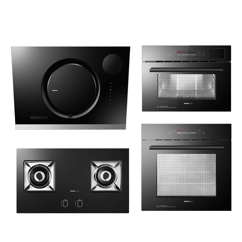 老板(ROBAM)19立方侧吸触控式油烟机燃气灶蒸烤四件套餐CXW-200-26A8H+56B0+R073+S273