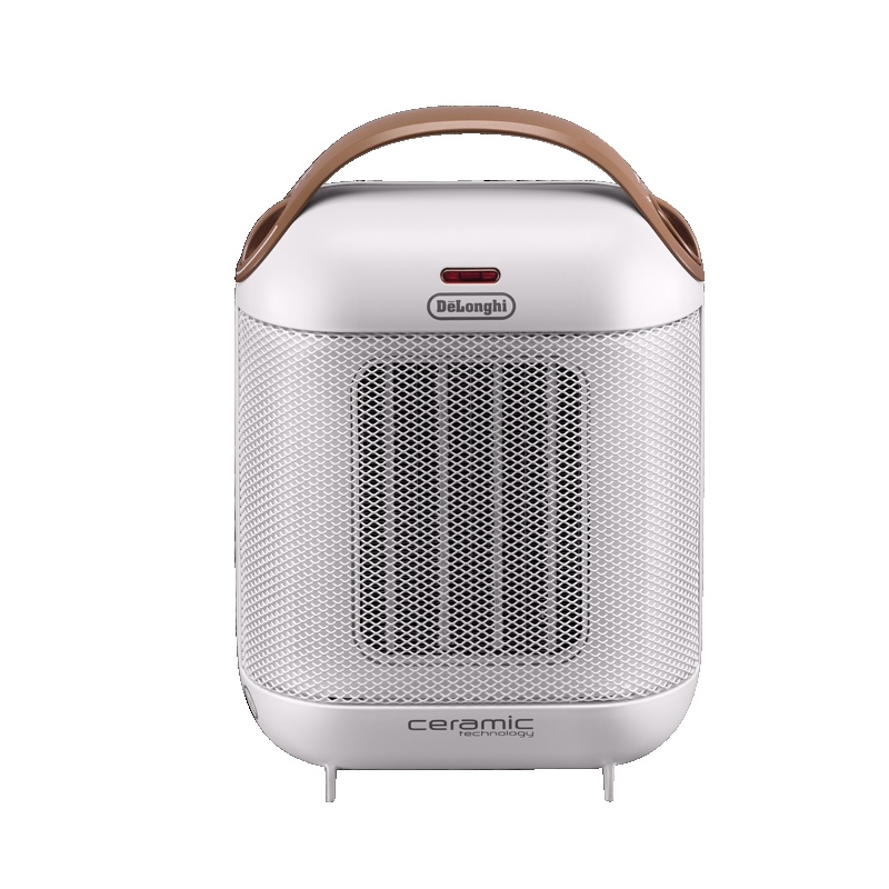 德龙(Delonghi)陶瓷暖风机HFX30C18薄荷绿 秋冬家用迷你便携办公室卧室浴室冷热两用可调节快速电暖气热取暖器