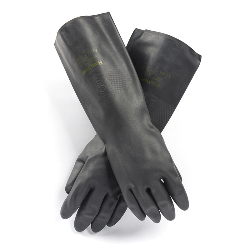 霍尼韦尔(Honeywell)2095025 POWERCOAT NEO FIT经典款氯丁橡胶防化手套加长版9码10副