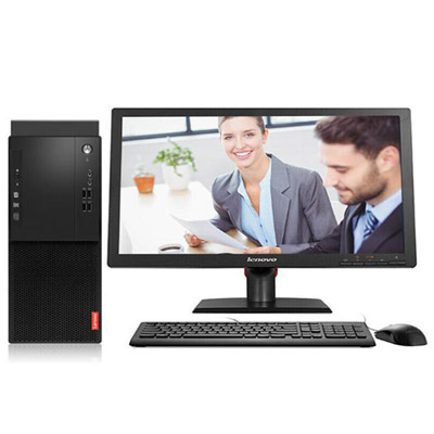 联想(Lenovo)启天M410-D003台式电脑(i5-6500 4G 2T 23寸 黑色 三年全保上门)