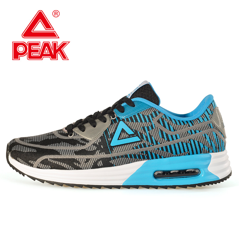 匹克(PEAK)男士气垫鞋低帮防滑休闲鞋时尚耐磨橡胶织物男鞋E63801E