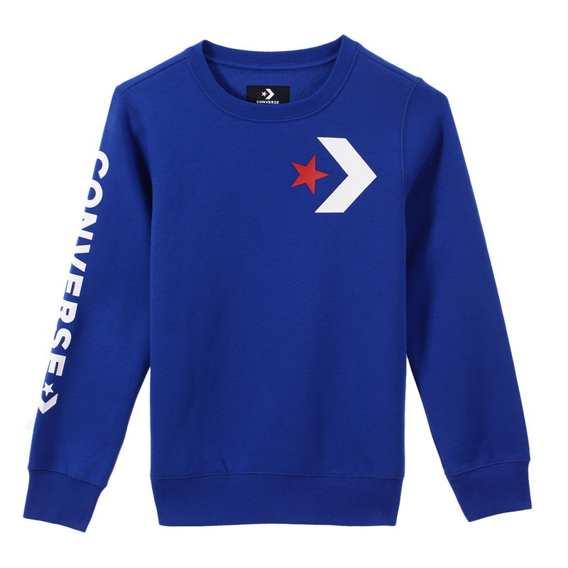 匡威儿童(CONVERSE KIDS) 2018秋男大童圆领套头卫衣 83111HO346024