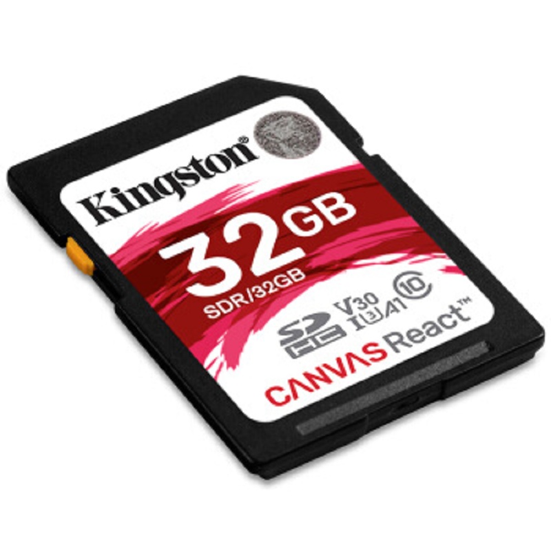 金士顿(Kingston)高速相机电脑存储卡 A1 32GB 100MB/s SD U3 V30 极速版