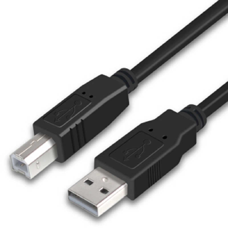 理光(RICOH) USB2.0打印机数据线 方口连接线 支持惠普佳能爱普生打印机 3米 黑色