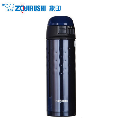 象印(ZO JIRUSHI)保温杯SM-DCE50-AD不锈钢双层真空保冷水杯子500ml 深蓝色