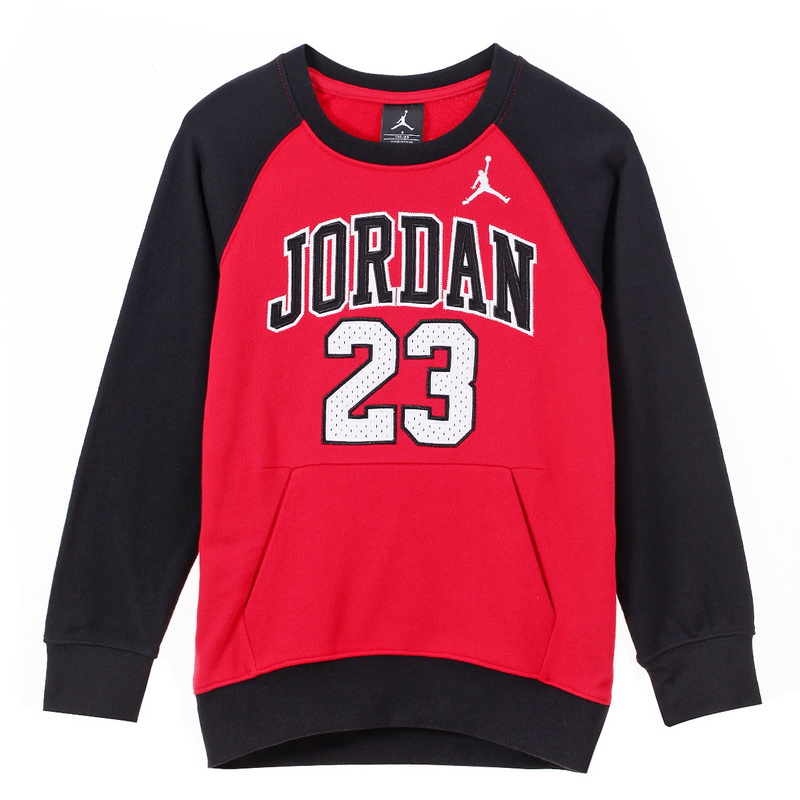 乔丹(JORDAN)2018秋男大童圆领套头卫衣83311HO482R78