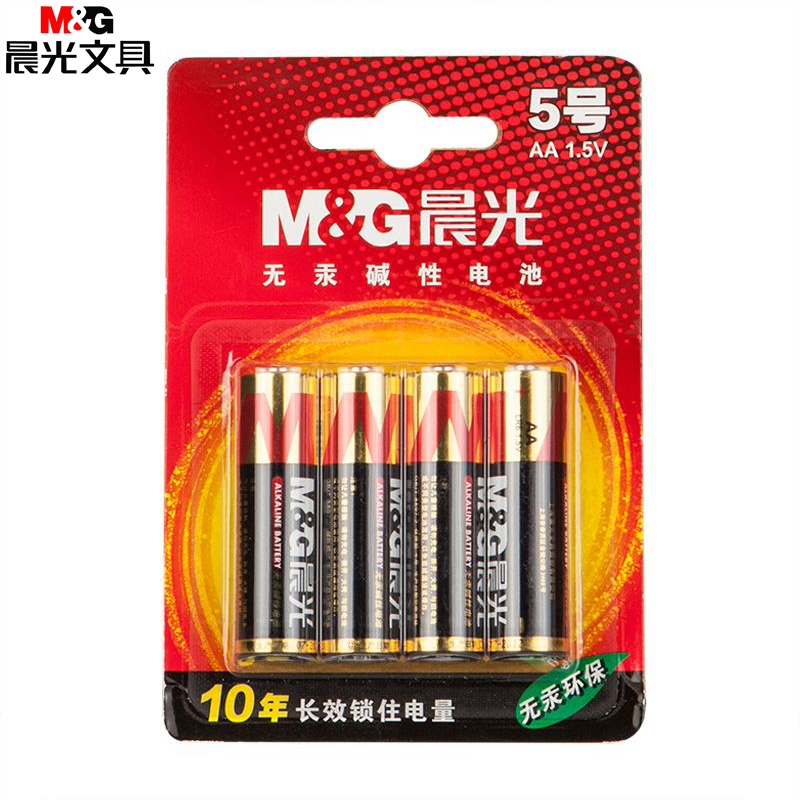晨光 5号碱性电池(一卡四粒)ARC92556