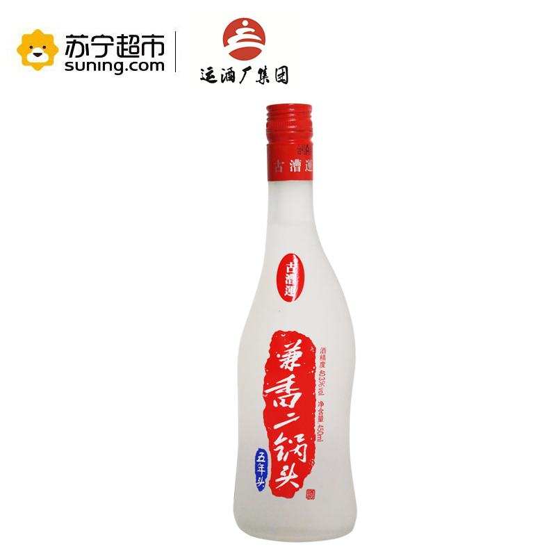 运酒 兼香二锅头 五年头 40.3度 兼香型白酒 450ml*12 箱装