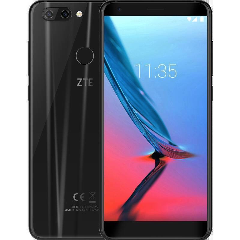 ZTE/中兴 Blade V9全网通4G智能手机幻夜黑4+64 全面屏双摄极光玻璃工艺